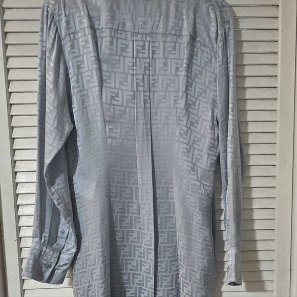 Fendi Light Blue Belted Dress - Picture 10 of 16